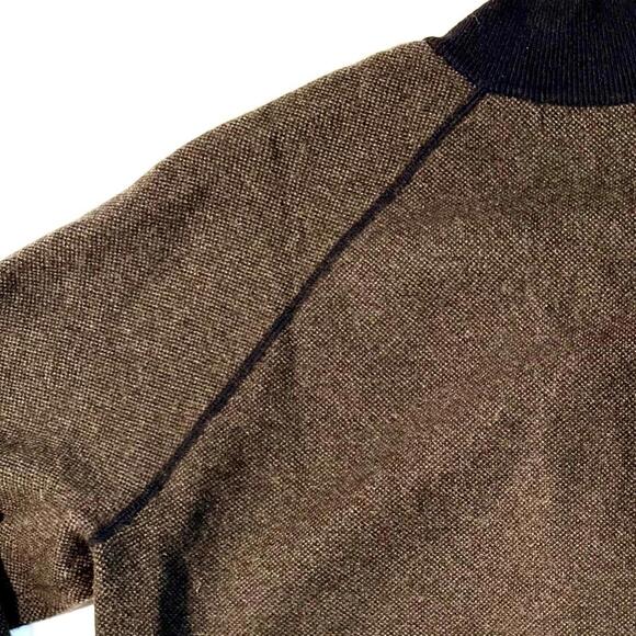 Men's Banana Republic Bomber Sweater Jacket Size Large Tall - Picture 6 of 9